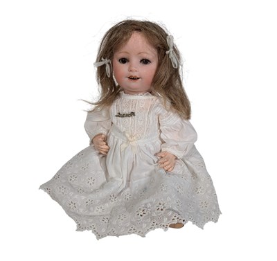 Lot 40 - DOLLS - GERMAN WILLIAM GOEBEL BISQUE HEADED DOLL