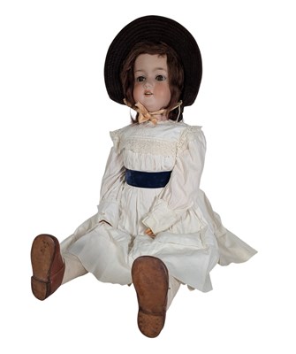 Lot 42 - DOLLS - GERMAN ARMAND MARSEILLE BISQUE HEADED DOLL