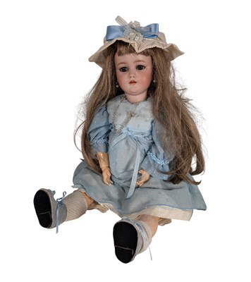 Lot 68 - DOLLS - ANTIQUE GERMAN FRANZ SCHMIDT BISQUE HEADED DOLL