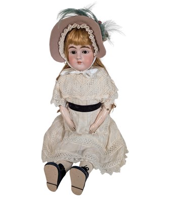 Lot 71 - DOLLS - ANTIQUE GERMAN DEP BISQUE HEADED DOLL