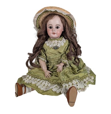 Lot 76 - DOLLS - ANTIQUE GERMAN ARMAND MARSEILLE BISQUE HEADED DOLL