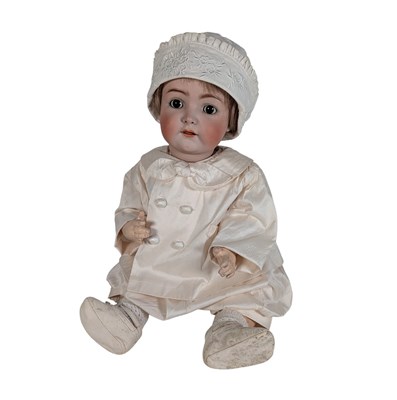 Lot 79 - DOLLS - ANTIQUE GERMAN FRANZ SCHMIDT BISQUE HEADED DOLL