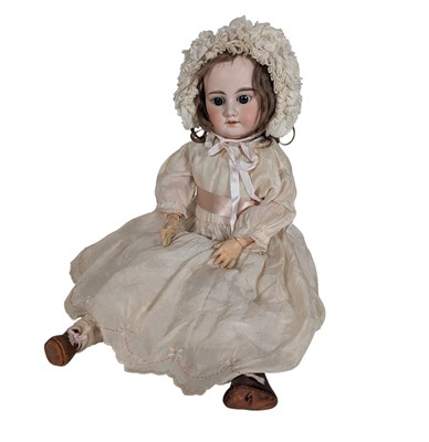 Lot 80 - DOLLS - ANTIQUE GERMAN ARMAND MARSEILLE BISQUE HEADED DOLL