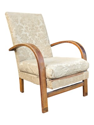 Lot 1081 - 20TH CENTURY 1930S ART DECO HALABALA MANNER ARMCHAIR
