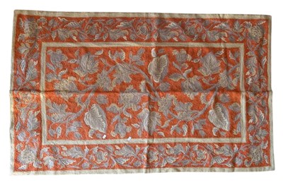 Lot 90 - KALEEN - A MODERN WOOL RUG WITH FLORAL DESIGN