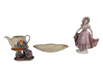Lot 20 - COLLECTION OF EARLY 20TH CENTURY ART DECO CERAMIC AND PORCELAIN PIECES