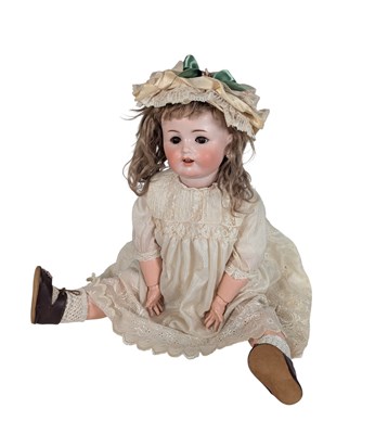 Lot 83 - DOLLS - GERMAN MAX HANDWERK BISQUE HEADED DOLL