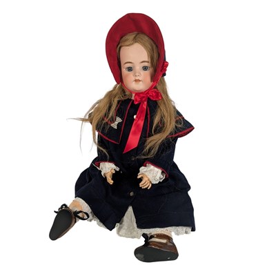 Lot 84 - DOLLS - GERMAN SIMON & HALBIG BISQUE HEADED DOLL