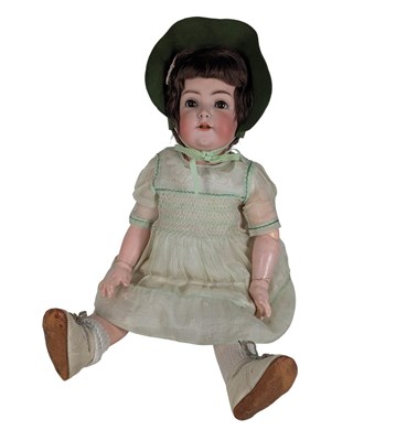 Lot 90 - DOLLS - ANTIQUE BISQUE HEADED DOLL