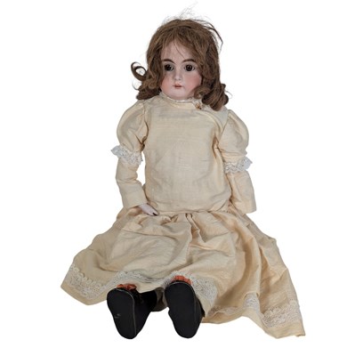 Lot 95 - DOLLS - ANTIQUE BISQUE HEADED DOLL