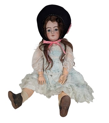 Lot 96 - DOLLS - GERMAN SIMON & HALBIG BISQUE HEADED DOLL