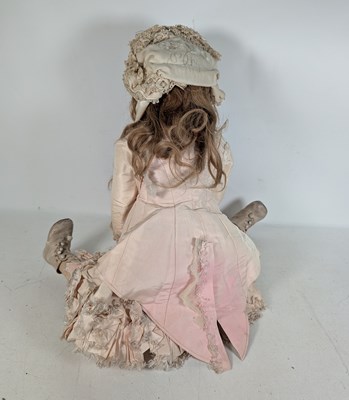 Lot 100 - DOLLS - ANTIQUE BISQUE HEADED DOLL