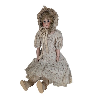 Lot 102 - DOLLS - ANTIQUE BISQUE HEADED DOLL