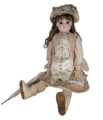 Lot 106 - DOLLS - ANTIQUE BISQUE HEADED DOLL
