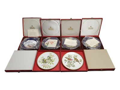 Lot 29 - SPODE - COLLECTION OF BOXED LATE 20TH CENTURY EIGHT FINE BONE CHINA PLATES