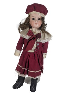 Lot 116 - DOLLS - GERMAN ARMAND MARSEILLE BISQUE HEADED DOLL