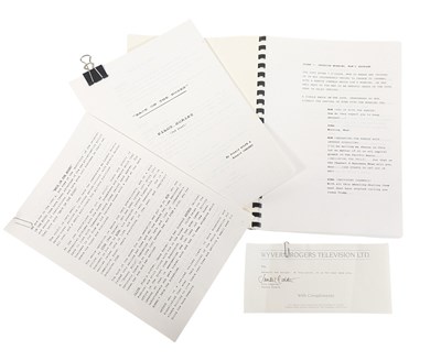 Lot 15 - REG VARNEY'S ESTATE - 'BACK ON THE BUSES' UNMADE PILOT SCRIPT