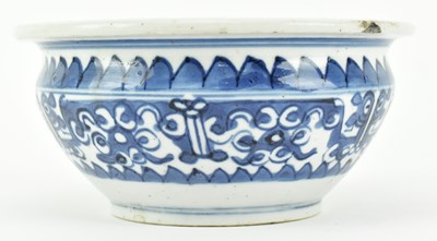 Lot 147 - QING BLUE AND WHITE CENSER 清 青花香炉