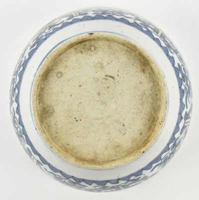 Lot 147 - QING BLUE AND WHITE CENSER 清 青花香炉