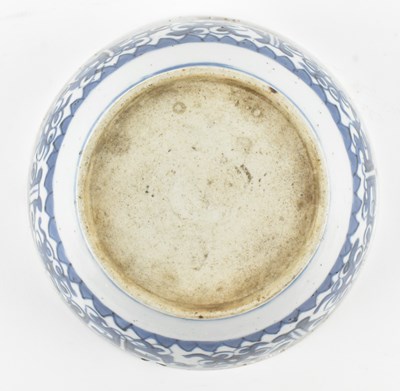 Lot 147 - QING BLUE AND WHITE CENSER 清 青花香炉