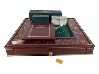 Lot 355 - 1990S FRANKLIN MINT DELUXE EDITION MONOPOLY SET