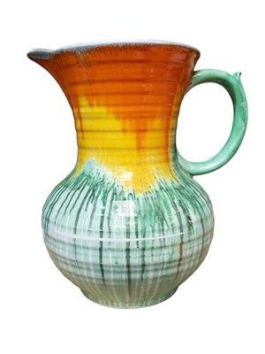 Lot 148 - SHELLEY 1930S ART DECO HARMONY WARE CERAMIC JUG