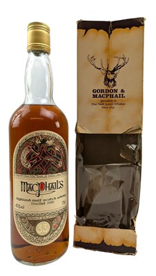 Lot 198 - 33 YEARS OLD MACPHAIL'S HIGHLAND MALT SCOTCH WHISKY BOTTLE, DISTILLED 1950