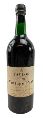 Lot 180 - 1970 TAYLOR VINTAGE PORT BOTTLE, BOTTLED 1972
