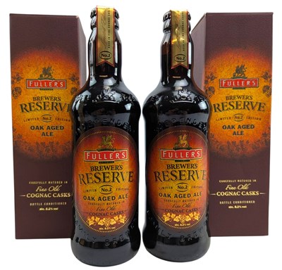Lot 219 - TWO BOTTLES OF FULLER'S BREWER'S RESERVE LIMITED EDITION N. 2 OAK AGED ALE