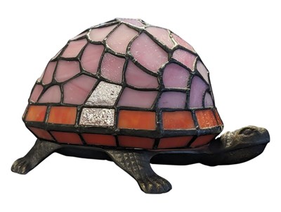 Lot 227 - TIFFANY MANNER - VINTAGE 20TH CENTURY TURTLE TABLE LAMP