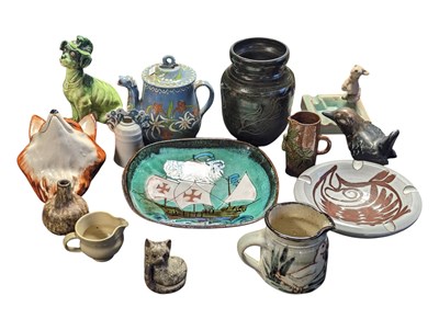 Lot 32 - COLLECTION OF RETRO MID CENTURY STUDIO ART POTTERY