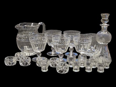 Lot 40 - COLLECTION OF VINTAGE 20TH CENTURY CUT DRINKING GLASSES