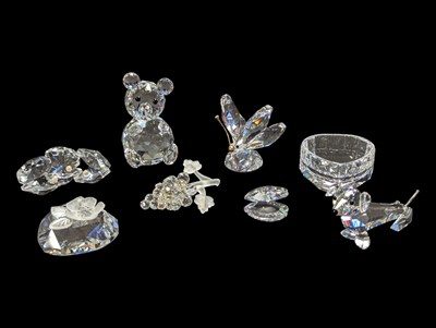 Lot 42 - SWAROVSKY, AUSTRIA - COLLECTION OF VINTAGE 20TH CENTURY CRYSTAL GLASS ORNAMENTS