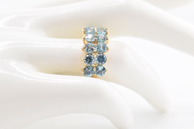 Lot 338 - HALLMARKED 9CT GOLD & RATANAKIRI ZIRCON RING