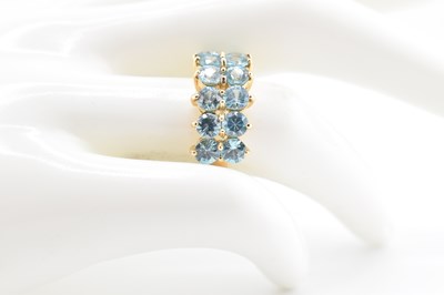 Lot 338 - HALLMARKED 9CT GOLD & RATANAKIRI ZIRCON RING