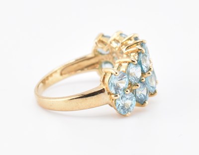 Lot 338 - HALLMARKED 9CT GOLD & RATANAKIRI ZIRCON RING
