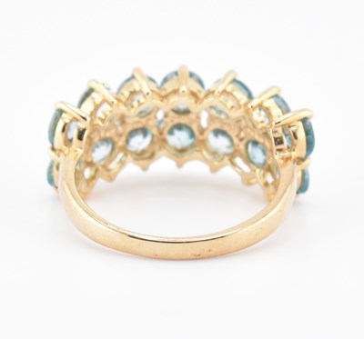Lot 338 - HALLMARKED 9CT GOLD & RATANAKIRI ZIRCON RING