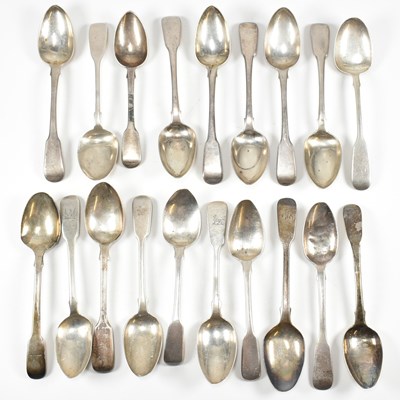 Lot 207 - COLLECTION OF 19TH CENTURY HALLMARKED SILVER TEASPOONS