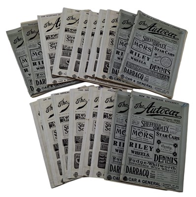 Lot 223 - THE AUTOCAR - SELECTION OF 1910-1920 BROCHURES