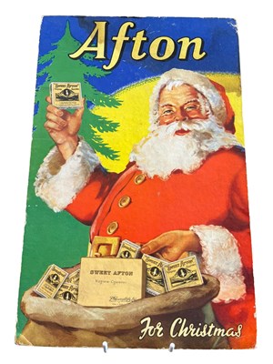 Lot 200 - AFTON - TOBACCIANA - PICTORIAL ADVERTISING SHOWCARD