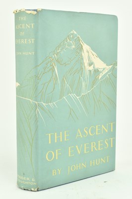 Lot 129 - EXPLORATION. 1953 THE ASCENT OF EVEREST BY JOHN HUNT FIRST EDITION