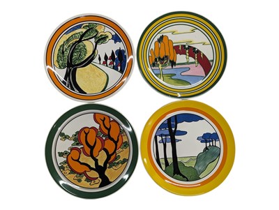 Lot 27 - BIZARRE BY CLARICE CLIFF - COLLECTION OF FOUR LIMITED EDITION DISPLAY PLATES