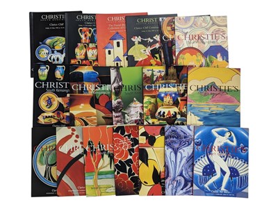 Lot 549 - CHRISTIE'S BRITISH AUCTION HOUSE - SOUTH KENSINGTON - CLARICE CLIFF CATALOGUES