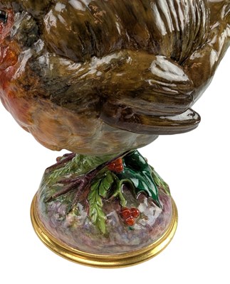 Lot 4 - MINTONS - ROUND ROBIN - 1876 TEAPOT COMMISSIONED BY HRH THE PRINCESS OF WALES