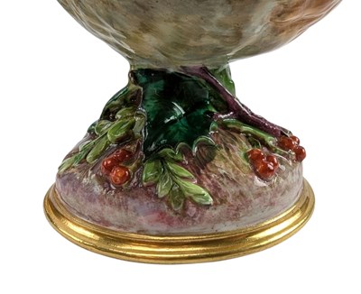 Lot 4 - MINTONS - ROUND ROBIN - 1876 TEAPOT COMMISSIONED BY HRH THE PRINCESS OF WALES