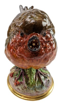 Lot 4 - MINTONS - ROUND ROBIN - 1876 TEAPOT COMMISSIONED BY HRH THE PRINCESS OF WALES