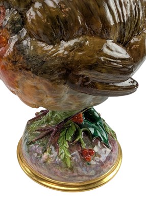 Lot 4 - MINTONS - ROUND ROBIN - 1876 TEAPOT COMMISSIONED BY HRH THE PRINCESS OF WALES