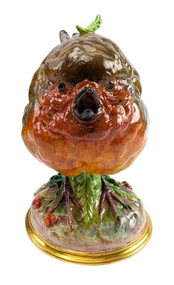 Lot 4 - MINTONS - ROUND ROBIN - 1876 TEAPOT COMMISSIONED BY HRH THE PRINCESS OF WALES