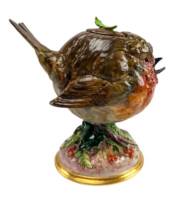 Lot 4 - MINTONS - ROUND ROBIN - 1876 TEAPOT COMMISSIONED BY HRH THE PRINCESS OF WALES