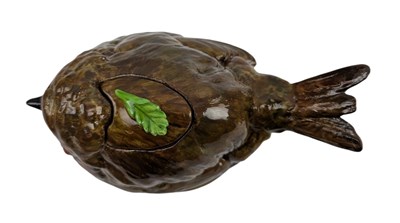 Lot 4 - MINTONS - ROUND ROBIN - 1876 TEAPOT COMMISSIONED BY HRH THE PRINCESS OF WALES